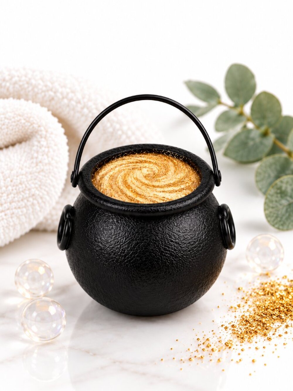 $7 Add-On Potion Bath Bomb Rose Gold | Pink Gold White Shimmer Lots of Color